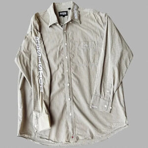 Resistol Rode Gear Plaid Cotton  Embroidered Western Cowboy Shirt